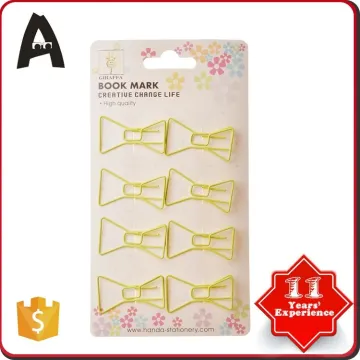 100% factory supply colors car design metal paper clip