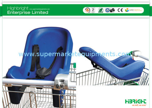 Supermarket Shopping Trolley Cart Accessories Pu Foam Baby Seat