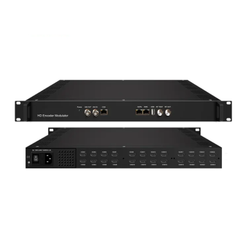 Digital TV Head-end-system med 24 HD-ingångskodare Modulator DVB-C