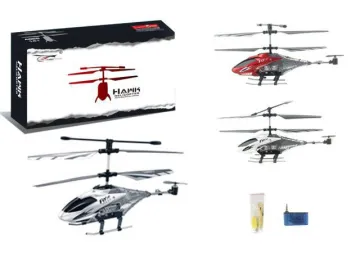 3CHANNELS DIE CAST R/C HELICOPTER W/GYRO (iPHONE ANDROS CONTROL)