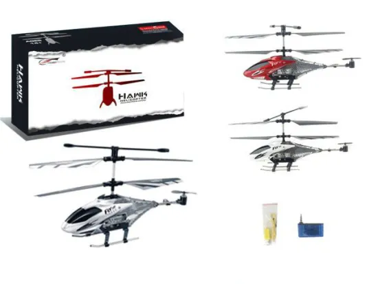 3CHANNELS DIE CAST R/C HELICOPTER W/GYRO (iPHONE ANDROS CONTROL)