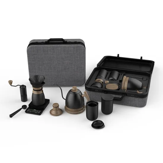 DHPO Premium Gift Ceramic Coffee Dripper Coffee Maker Set With Suitcase