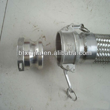 stainless steel flexible hose with cam lock couplings