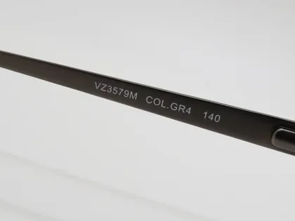 Black+red+grey Eyeglasses Ermenegildo Zegna Branded Optical Frames Vz3579m Col.gr4