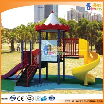 Commercial games outdoor castle plastic theme outdoor playground equipment