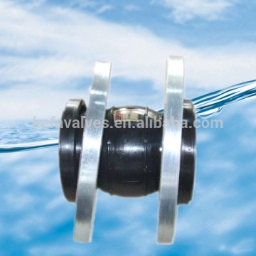 Single sphere rubber expansion joint flange type