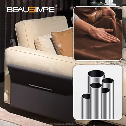 Cowhide L-Shape Sectional Sofa