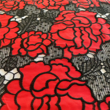 Fancy Laser Embroidery Fabric for Ladies Garment
