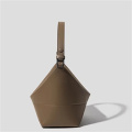 Pillow-shaped Melard Style Soft Leather Underarm Bag