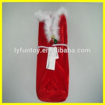 High quality drawstring velvet wine bags