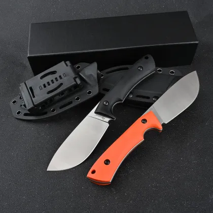 D2 Steel Tactical Fixed Blade Knives for Outdoor Survival and EDC