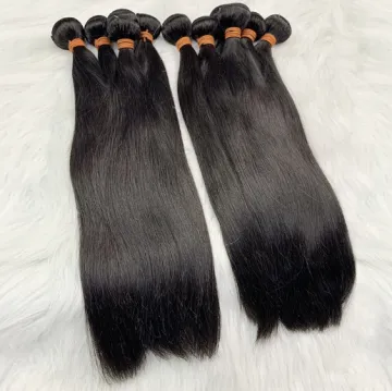Free Sample Human Hair Extensions 8A  Raw Unprocessed Virgin Cuticle Aligned Mink Brazilian Human Hair Bundles