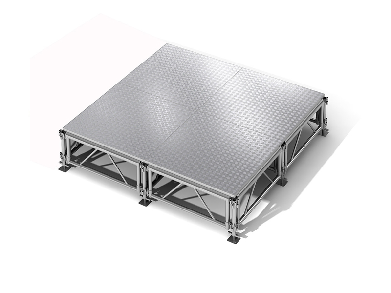 Lightweight Aluminum Frame Collapsible Stage