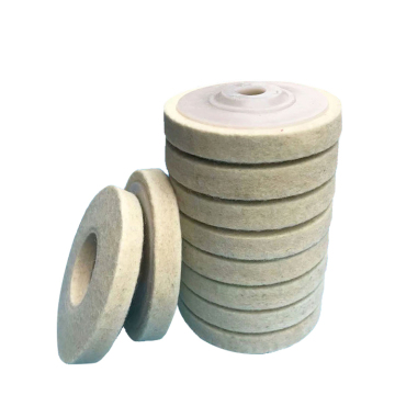 Durable 100mm Double-Sided Wool Polishing Wheel