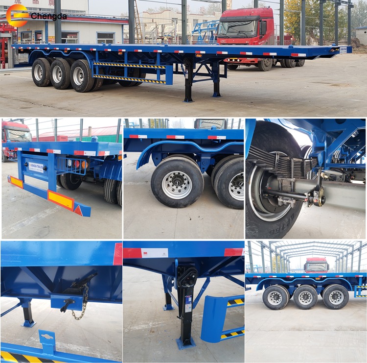 40ft Flatbed Semi Trailer Details