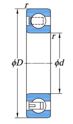 Single Rrow Deep Groove Ball Bearing