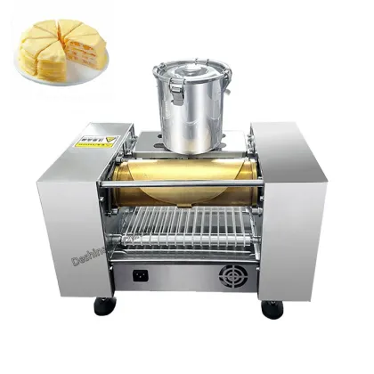 Chinese Crepes Cake Pancake Frying Pan Crepe Maker Machine