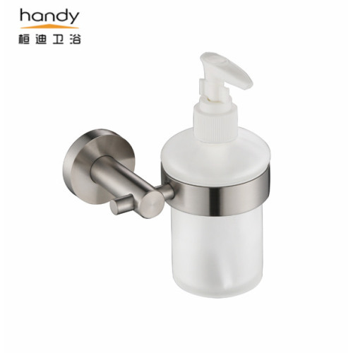 Soap Dispenser for Hotel Manual Glass Bottle Soap Dispenser For Bathroom Supplier