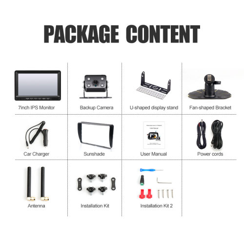 1080P Wireless Truck Rear Backup Camera Parking System