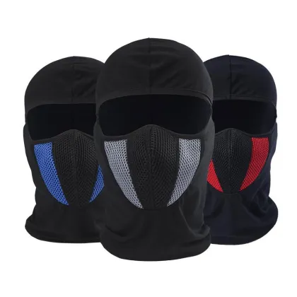 Breathable Balaclava Motorcycle Full Face Mask Motorbike Cycling Bike Mask Motocross Helmet Hood Riding Neck Face Mask