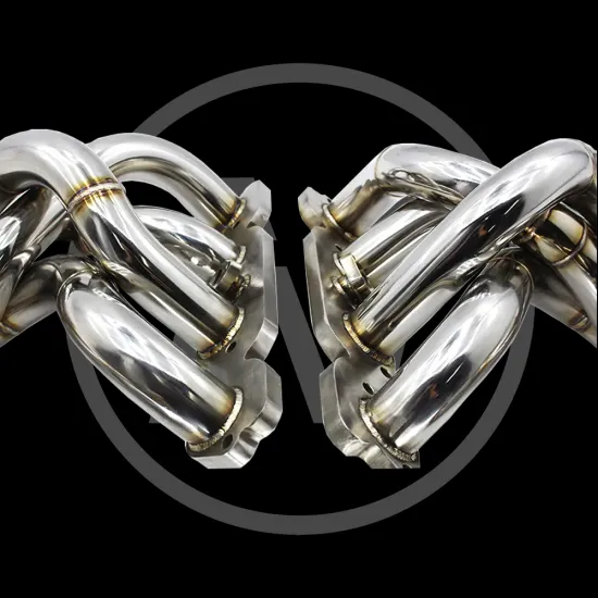 high quality exhaust header 304 stainless steel exhaust manifold header for Ferrari 458 Italia