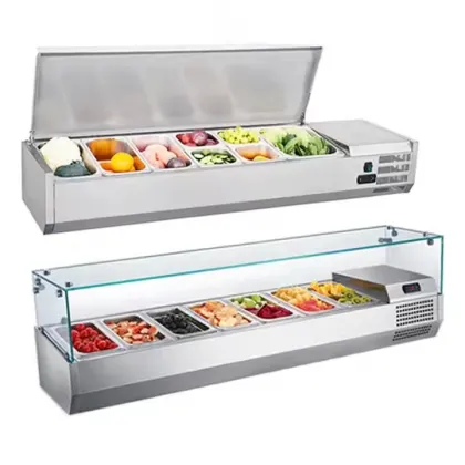 Catering Commercial Salad Bar Refrigerator