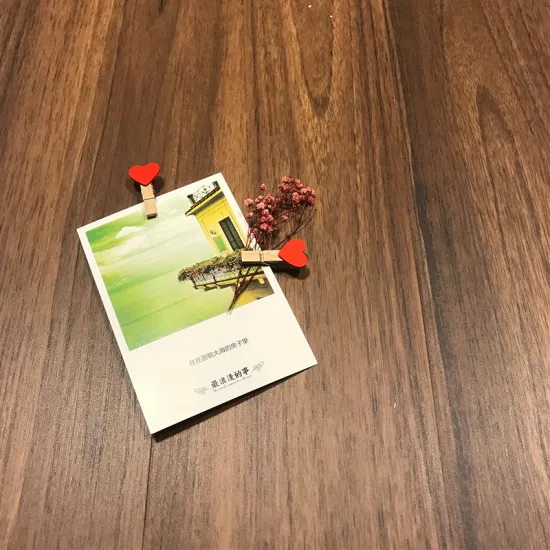 Anti scratch wooden grain interlocking click pvc vinyl floor spc flooring for home