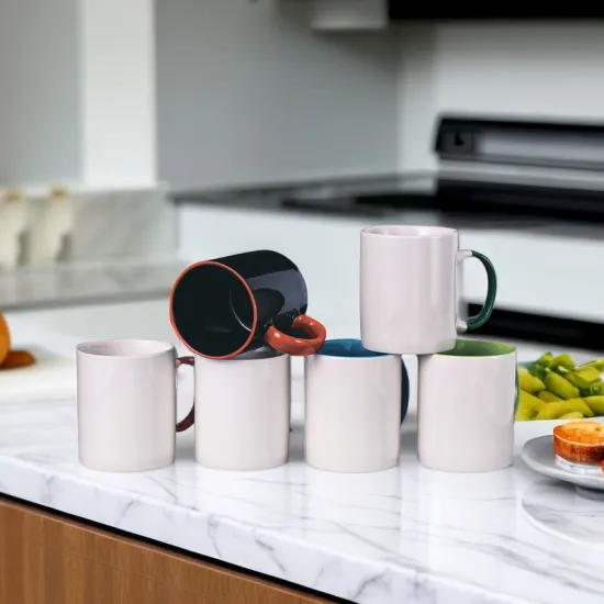 Hot Sale Minimalist White Coffee Cup: Stylish and Fashionable Couple Water Mug