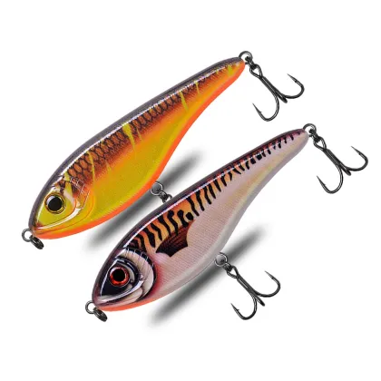 150mm Slow Sinking Jerk Bait Lure for Muskie, Pike, and Bass Fishing