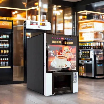 Turkish Automatic Touch Screen Coffee Vending Machine