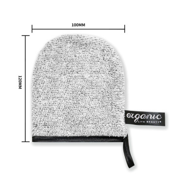 Eco-Friendly Bamboo Fiber Exfoliating Gloves for Makeup Removal and Face Cleansing