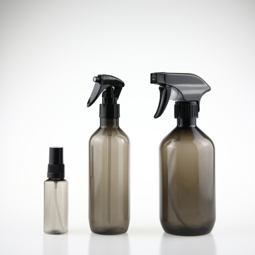 Custom Premium Amber Hand Sanitizer Bottles - 50ml to 500ml with Trigger Sprays