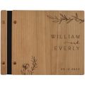 Wooden Cover Wedding Signature Guest Book