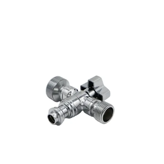 Chrome Plated brass water Angle Valve Angel Valve quick Open,faucet Valve 3 way