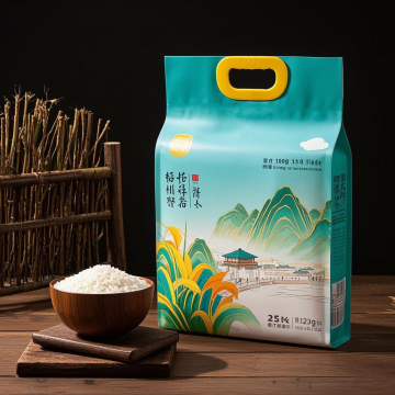 2023 New Organic White Rice Vacuum Packaging Bags - PE PET BOPP Plastic for Food Storage