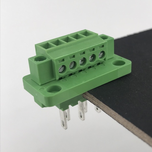 5 pin through wall mounting pluggable terminal block
