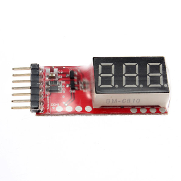 2S-6S RC helicopter digital voltmeter for lipo batteries
