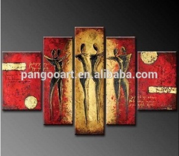 High quality abstract oil painting for hotel decoration