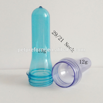 Factory production plastic water bottle clear preforms for pet