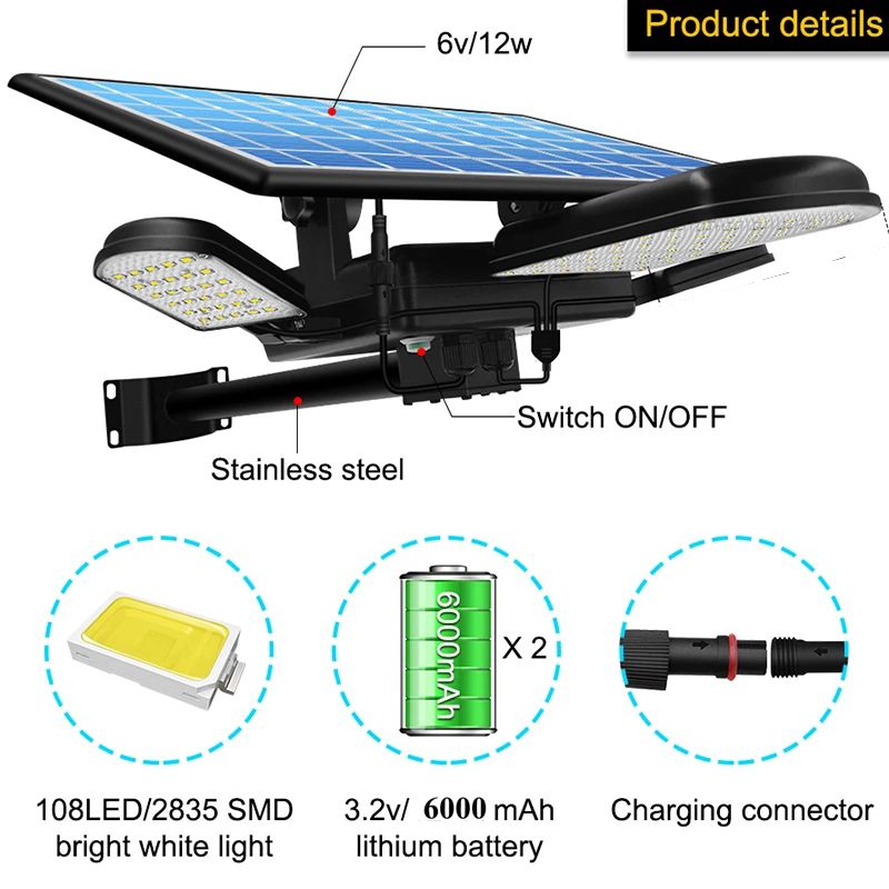108led Solar Street Light 108led Solar Street Light