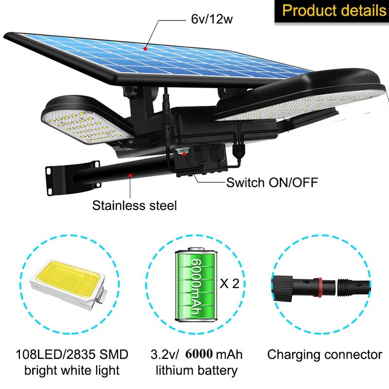 108led Solar Street Light