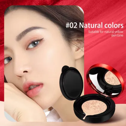 MIDUO OEM Factory 12G Brightening Moisturizer Long Lasting Makeup CC Air Cushion Cream