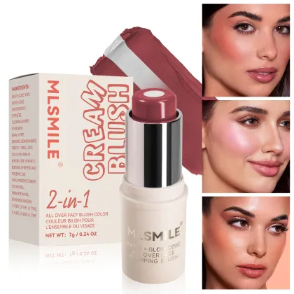 Korean Vegan Makeup: Eye, Cheek, & Lip Tint Set