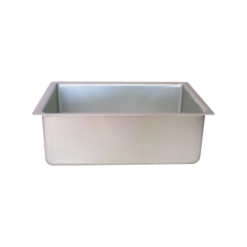 Prostokątna patelnia do ciasta ze stopu aluminium