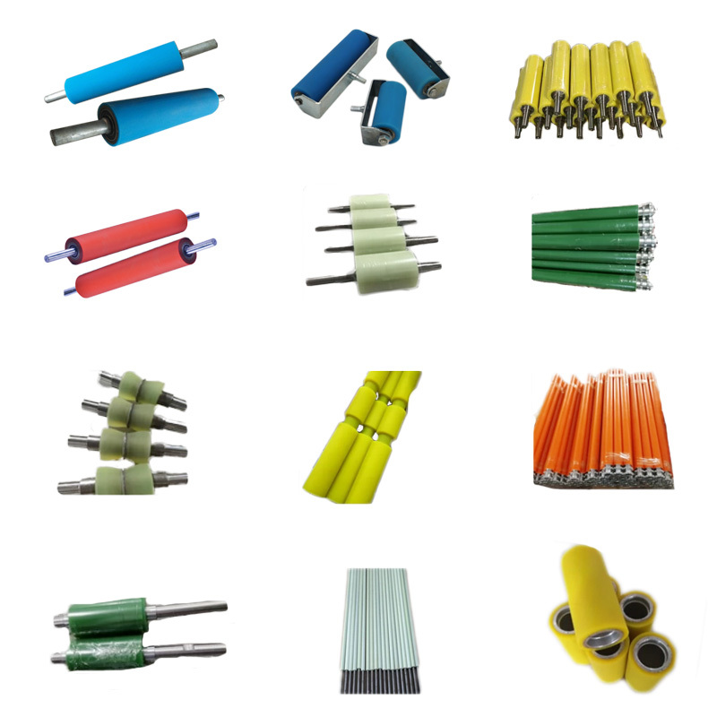 Custom Industry Silicone Rubber Coated Rollers for Paper, Laminating, Textile, and Sanding Machines