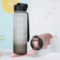 Plastic Sport Water Bottle with Time Marker BPA Free