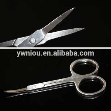 Mini Portable Manicure Nose Stainless Steel Makeup Scissors Eyebrow with Sharp Head