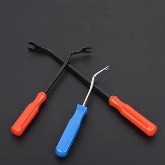 3PCS/Set Clip Plier Set Fastener Remover Combo Repair Kit Buckle Plastic Car Door Nail Puller Trim Panels Clip