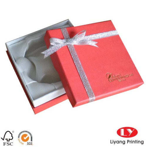 Fancy Paper Jewelry Gift Box With Logo Print