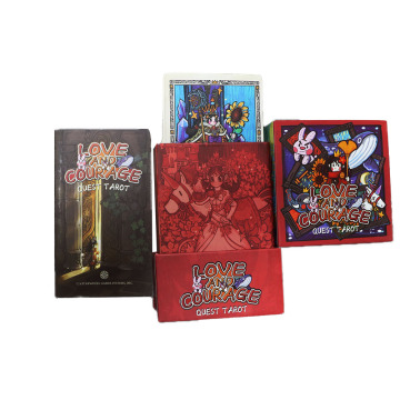Custom Fluorescent Oracle Tarot Cards with Logo and Box Packaging